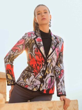 Dolcezza Blazer Jacket "Watermelon Heart" (74610)