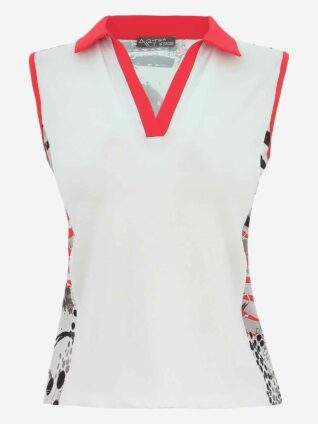 Dolcezza Sleeveless Top "Coral Shards" (25750)