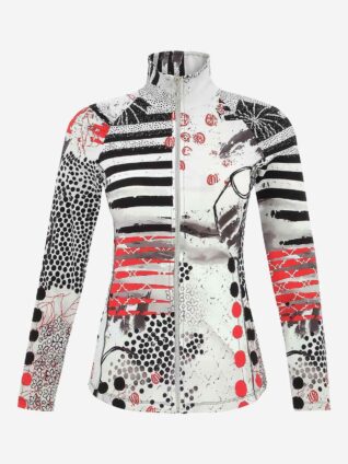 Dolcezza Zip Jacket "Coral Shards" (25757)
