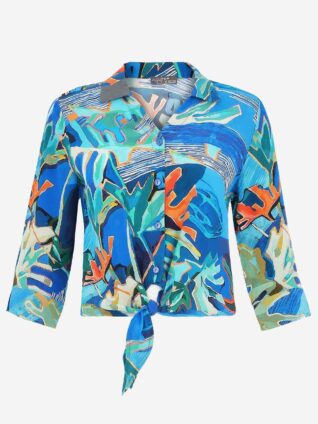 Dolcezza Blouse with Ties "Palmetto Series" (25683)