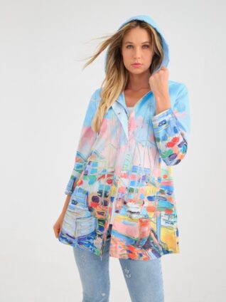 Dolcezza Rain Jacket "Kings Pier Marina" (25871)