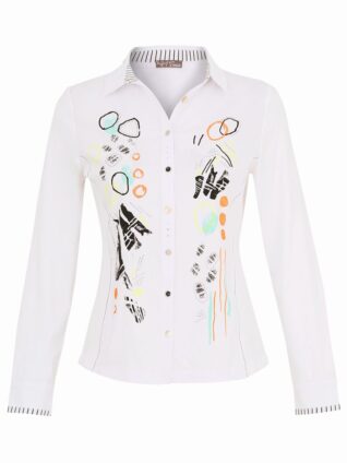 Dolcezza Embellished Shirt "Ca Se Celebre" (25604)