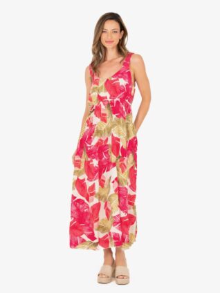 M Made in Italy Summer Maxi Dress 19/31095W