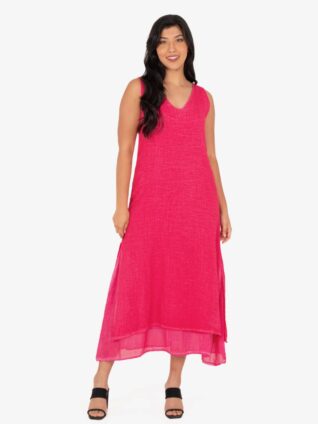 M Made in Italy Midi Dress 19/31178W (2 colours)