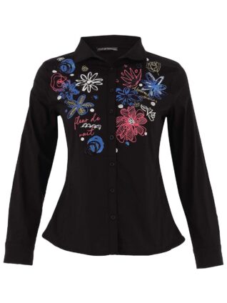 Dolcezza Blouse with Embroidery "I Believe in Angels" (75703)