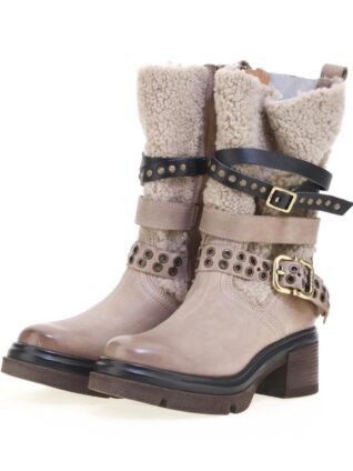 A.S.98 Leather - Shearling Boots "Emmons" (A89322)
