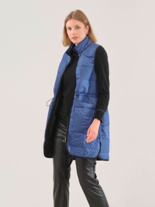 Dolcezza Long Quilt Vest 75802 (2 colours)