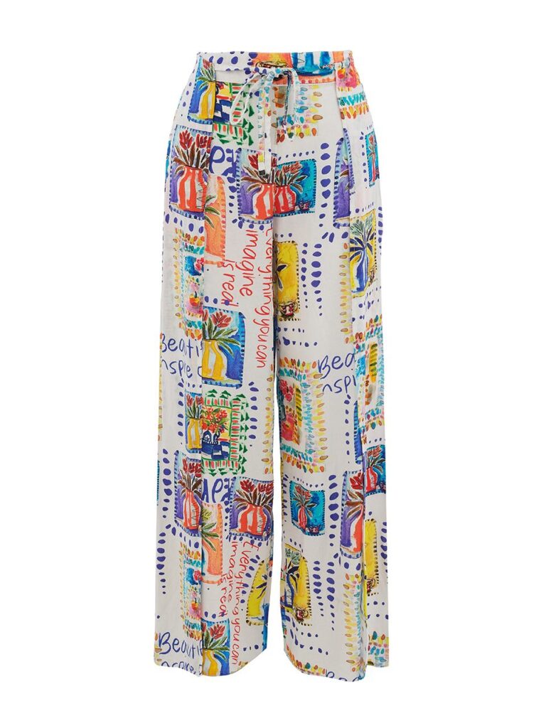 Simply Art Dolcezza Summer Pants Front Slits Handmade Garden 26625