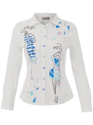 Dolcezza Fashion Shirt "L'air du vent aux mille couleurs" (26673)