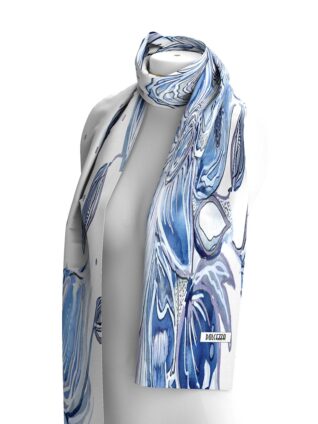 Dolcezza Scarf "Blue Flowers" (26905)