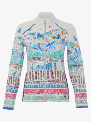 Dolcezza Sport Zip Jacket "L'air du vent aux mille couleurs" (36255)