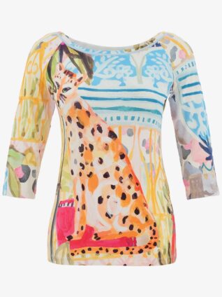 Dolcezza Top "Cheetah in the City" (26710)