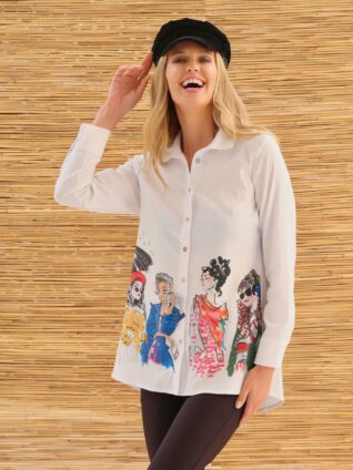 Dolcezza "Cafe de Paris" (Friday Nights) Fashionista Shirt (76260)