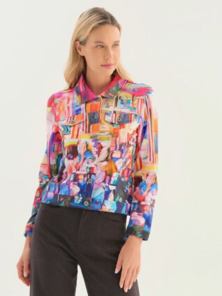 Dolcezza Bomber Jacket "Cafe De Paris" (76618)