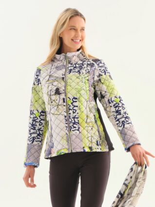 Dolcezza Quilted Jacket "Fragments" (76814)