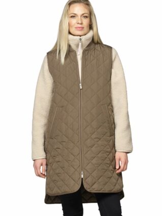 Ilse Jacobsen QUILT VEST ART25 (Mud)
