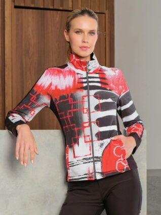 Dolcezza Zip Jacket "Geo Stripes" (76696)