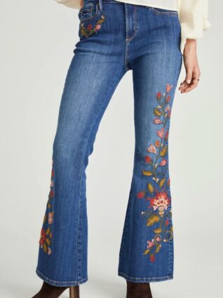 Driftwood Flared Jeans "FARRAH - Rosevine" (DW-P44583A)