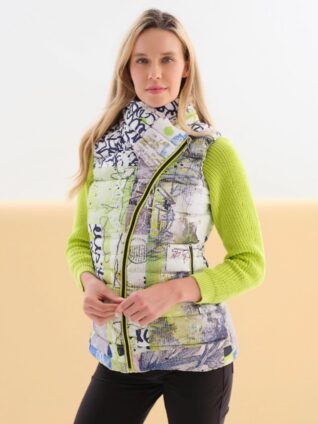 Dolcezza Quilted Vest "Fragments" (76842)
