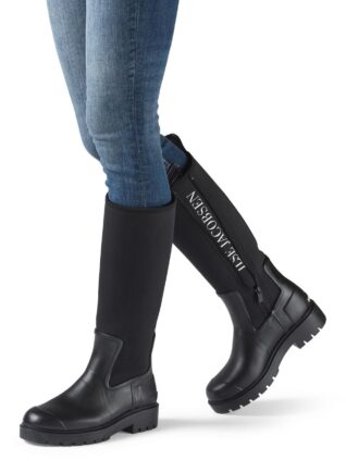 Ilse Jacobsen Tall RAIN BOOTS RUBSTEP01 (Black)