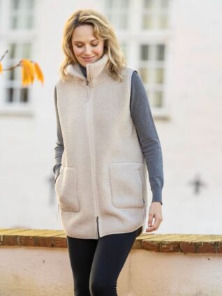 Ilse Jacobsen Long Fleece Vest BONDEDPILE02 (Kit)