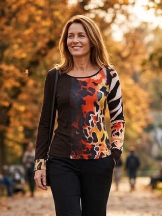 Dolcezza Asymmetric Top "Animal Kingdom" (76711)